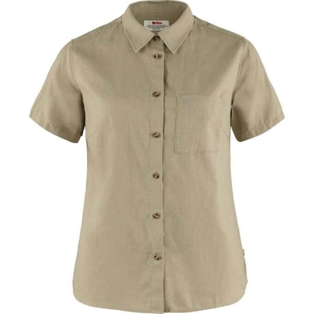 BNWT Övik Travel Shirt SS W Colour: Sand Stone